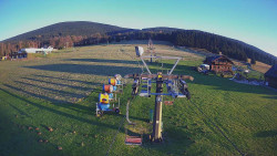 Dolní část sjezdovky Skiareálu Ramzová