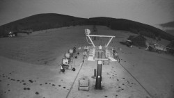 Dolní část sjezdovky Skiareálu Ramzová