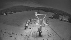 Dolní část sjezdovky Skiareálu Ramzová