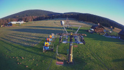 Dolní část sjezdovky Skiareálu Ramzová