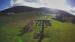 Dolní část sjezdovky Skiareálu Ramzová