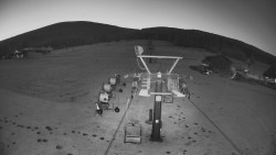 Dolní část sjezdovky Skiareálu Ramzová