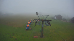 Dolní část sjezdovky Skiareálu Ramzová