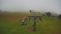 Dolní část sjezdovky Skiareálu Ramzová