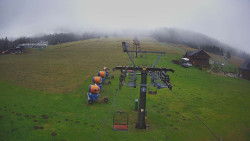 Dolní část sjezdovky Skiareálu Ramzová