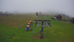 Dolní část sjezdovky Skiareálu Ramzová