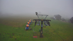 Dolní část sjezdovky Skiareálu Ramzová