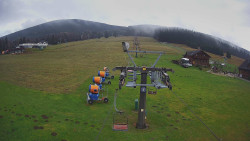 Dolní část sjezdovky Skiareálu Ramzová