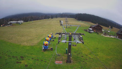 Dolní část sjezdovky Skiareálu Ramzová