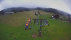 Dolní část sjezdovky Skiareálu Ramzová