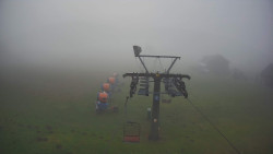 Dolní část sjezdovky Skiareálu Ramzová