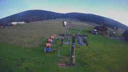 Dolní část sjezdovky Skiareálu Ramzová