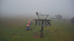 Dolní část sjezdovky Skiareálu Ramzová