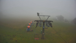 Dolní část sjezdovky Skiareálu Ramzová