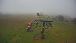 Dolní část sjezdovky Skiareálu Ramzová