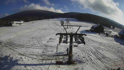 Dolní část sjezdovky Skiareálu Ramzová