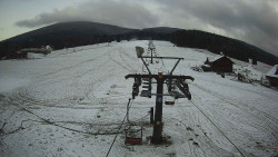 Dolní část sjezdovky Skiareálu Ramzová