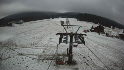 Dolní část sjezdovky Skiareálu Ramzová