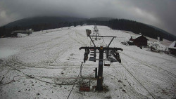 Dolní část sjezdovky Skiareálu Ramzová