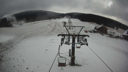 Dolní část sjezdovky Skiareálu Ramzová