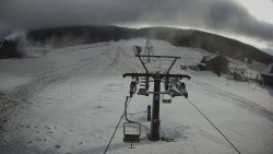 Dolní část sjezdovky Skiareálu Ramzová