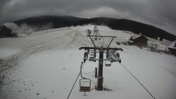 Dolní část sjezdovky Skiareálu Ramzová