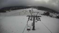 Dolní část sjezdovky Skiareálu Ramzová