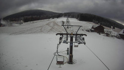 Dolní část sjezdovky Skiareálu Ramzová