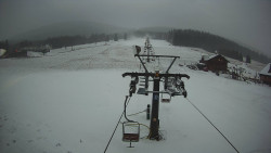 Dolní část sjezdovky Skiareálu Ramzová