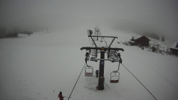 Dolní část sjezdovky Skiareálu Ramzová