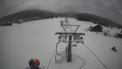 Dolní část sjezdovky Skiareálu Ramzová