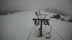 Dolní část sjezdovky Skiareálu Ramzová