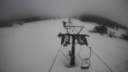 Dolní část sjezdovky Skiareálu Ramzová