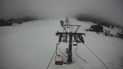 Dolní část sjezdovky Skiareálu Ramzová