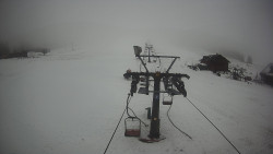 Dolní část sjezdovky Skiareálu Ramzová