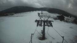 Dolní část sjezdovky Skiareálu Ramzová