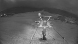 Dolní část sjezdovky Skiareálu Ramzová