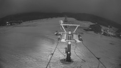 Dolní část sjezdovky Skiareálu Ramzová