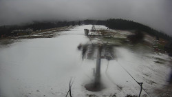 Dolní část sjezdovky Skiareálu Ramzová