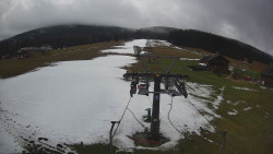 Dolní část sjezdovky Skiareálu Ramzová