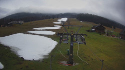 Dolní část sjezdovky Skiareálu Ramzová