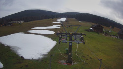 Dolní část sjezdovky Skiareálu Ramzová