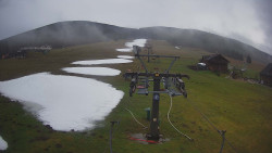 Dolní část sjezdovky Skiareálu Ramzová