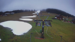 Dolní část sjezdovky Skiareálu Ramzová