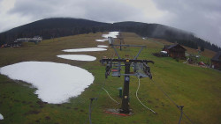 Dolní část sjezdovky Skiareálu Ramzová