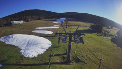 Dolní část sjezdovky Skiareálu Ramzová