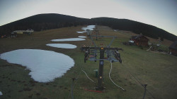 Dolní část sjezdovky Skiareálu Ramzová