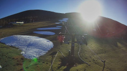 Dolní část sjezdovky Skiareálu Ramzová