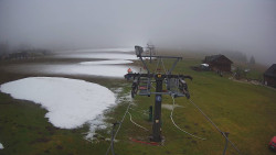 Dolní část sjezdovky Skiareálu Ramzová