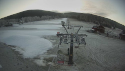 Dolní část sjezdovky Skiareálu Ramzová